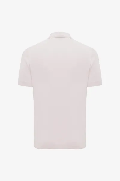 Polo met 2 knopen | Roze