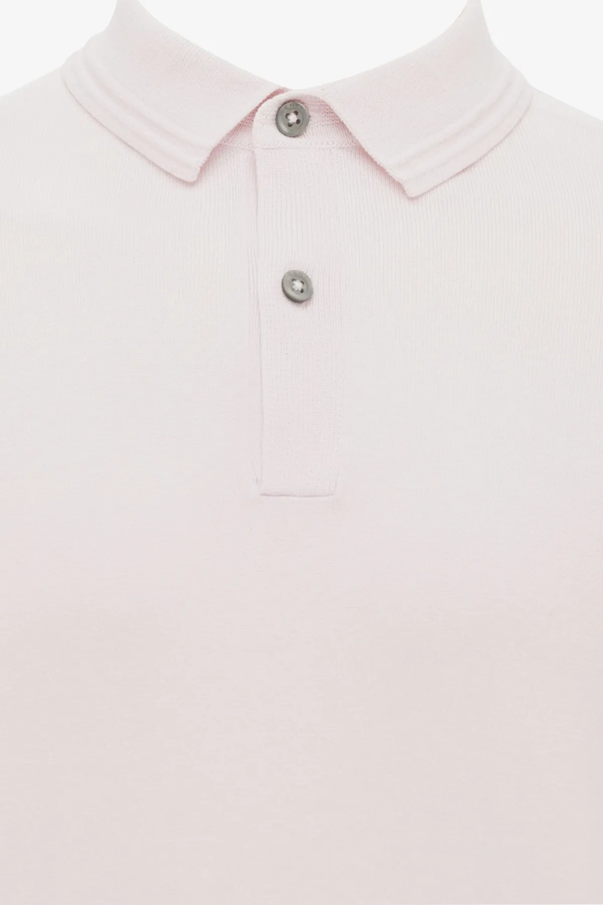 Polo met 2 knopen | Roze