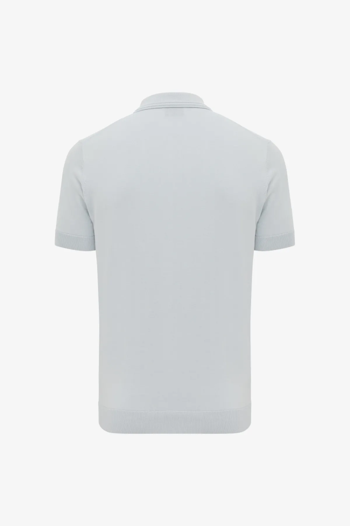 Polo met 2 knopen | Lichtblauw