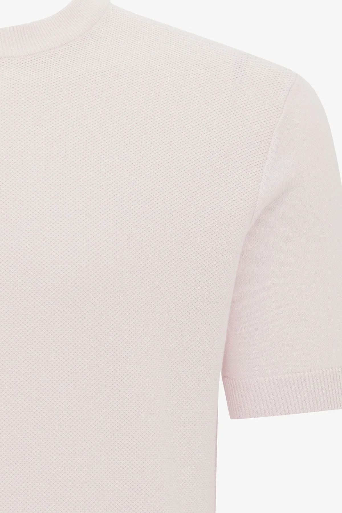 Structuur T-shirt | Roze