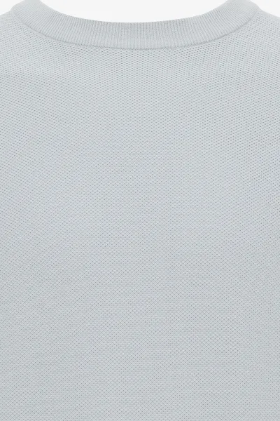 Structuur T-shirt | Lichtblauw