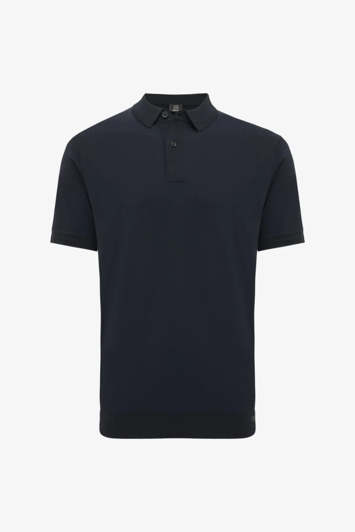 Gebreide Polo | Donkerblauw