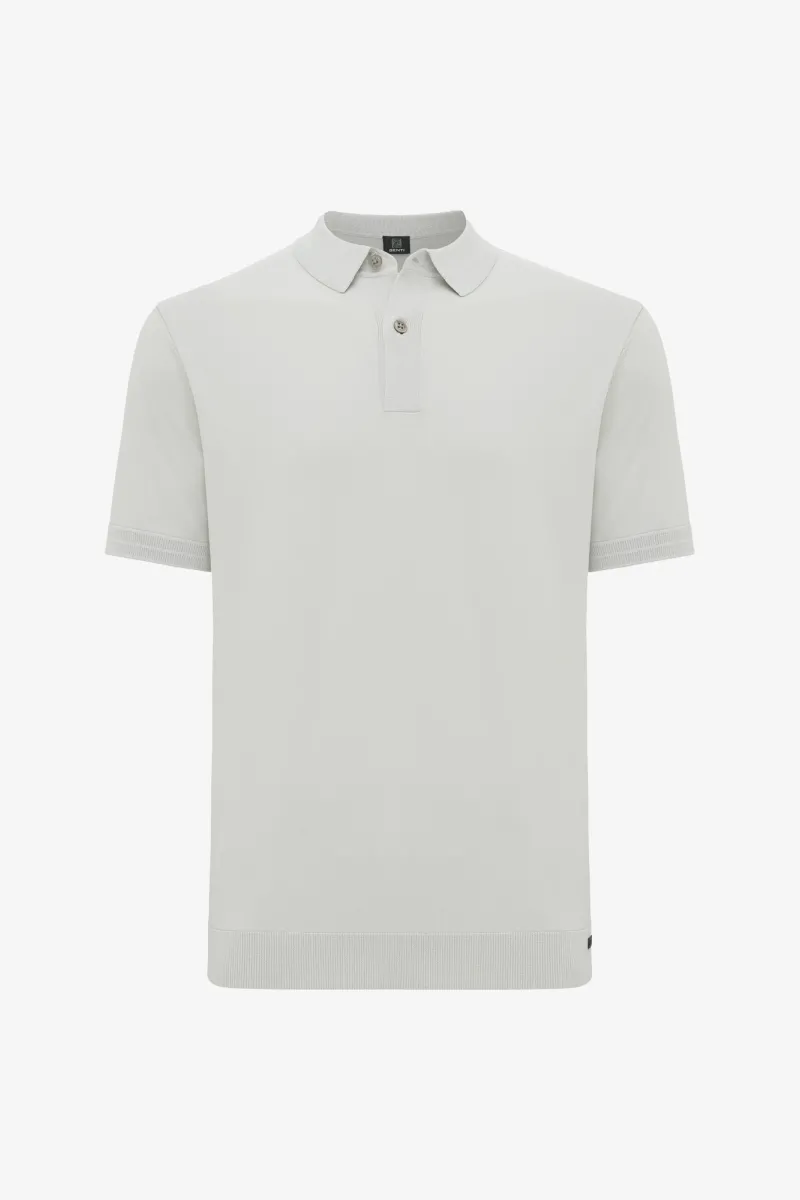 Gebreide Polo | Lichtgroen