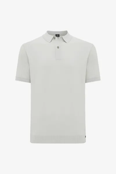 Gebreide Polo | Lichtgroen