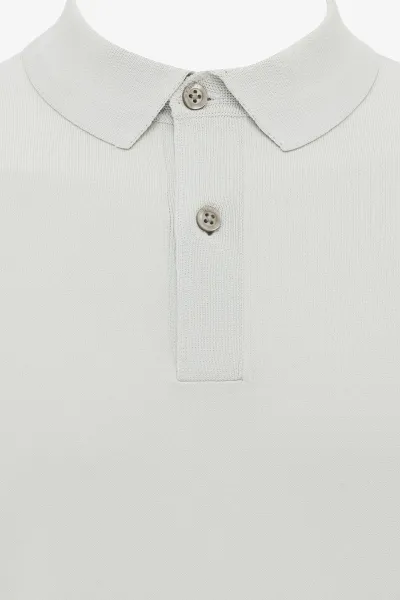 Gebreide Polo | Lichtgroen