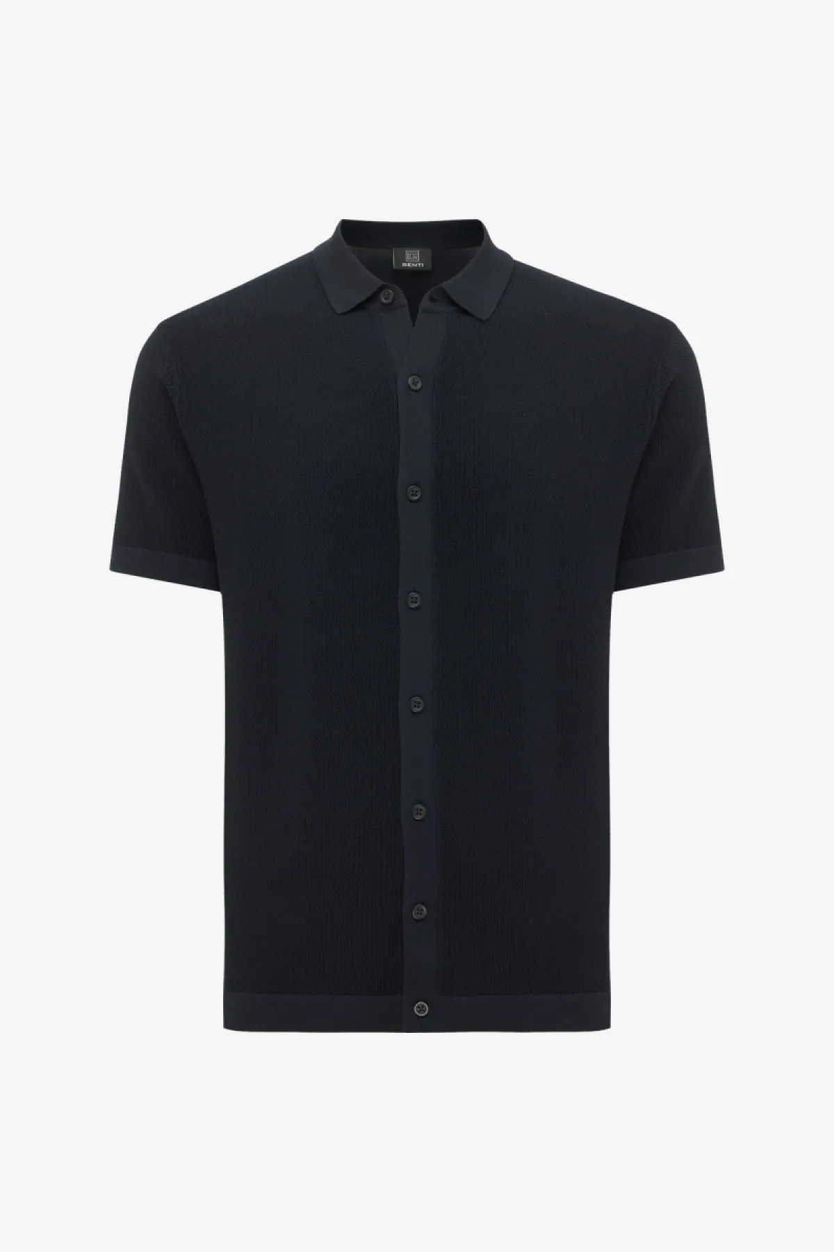 Polo 8-knoops | Donkerblauw