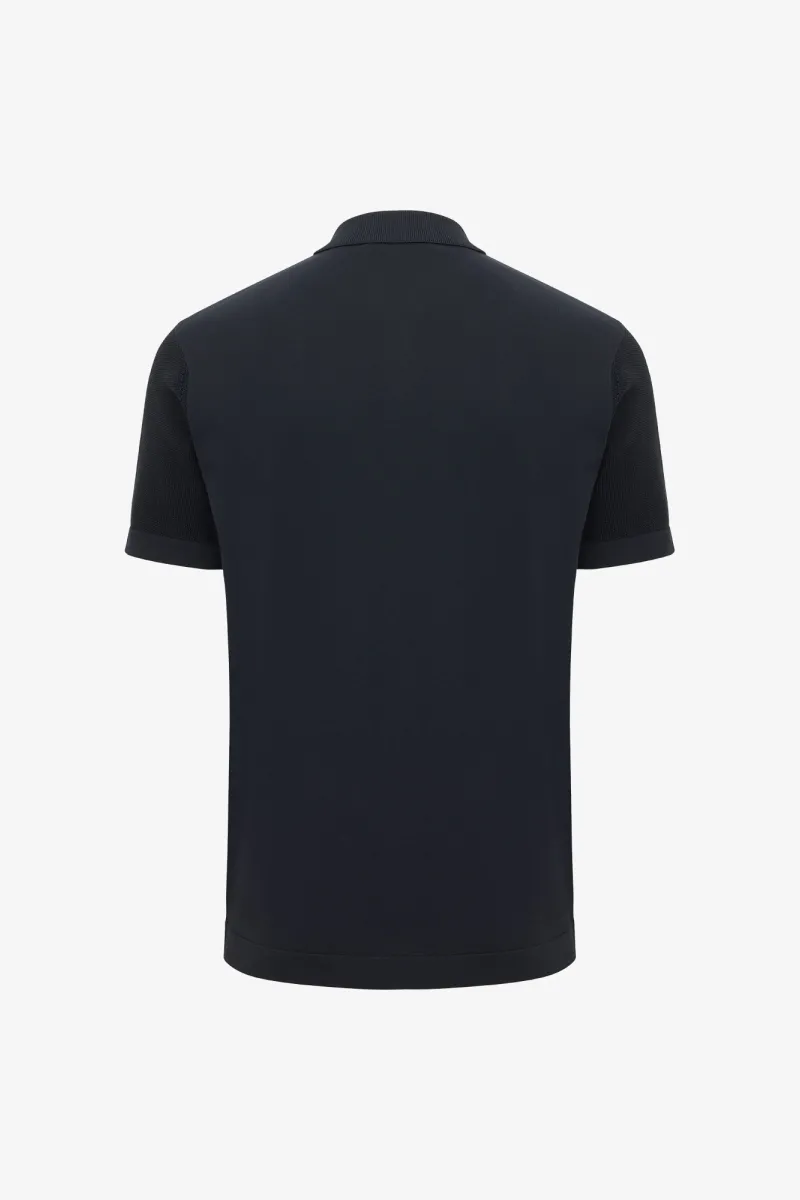 Polo 8-knoops | Donkerblauw