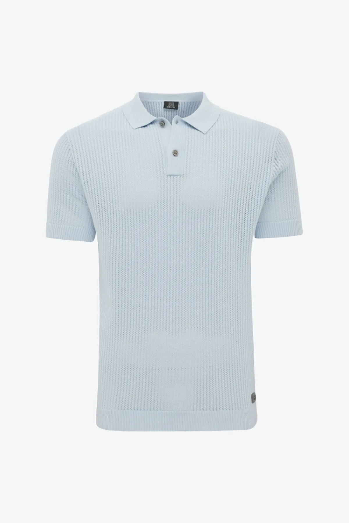 Structuur Polo | Lichtblauw