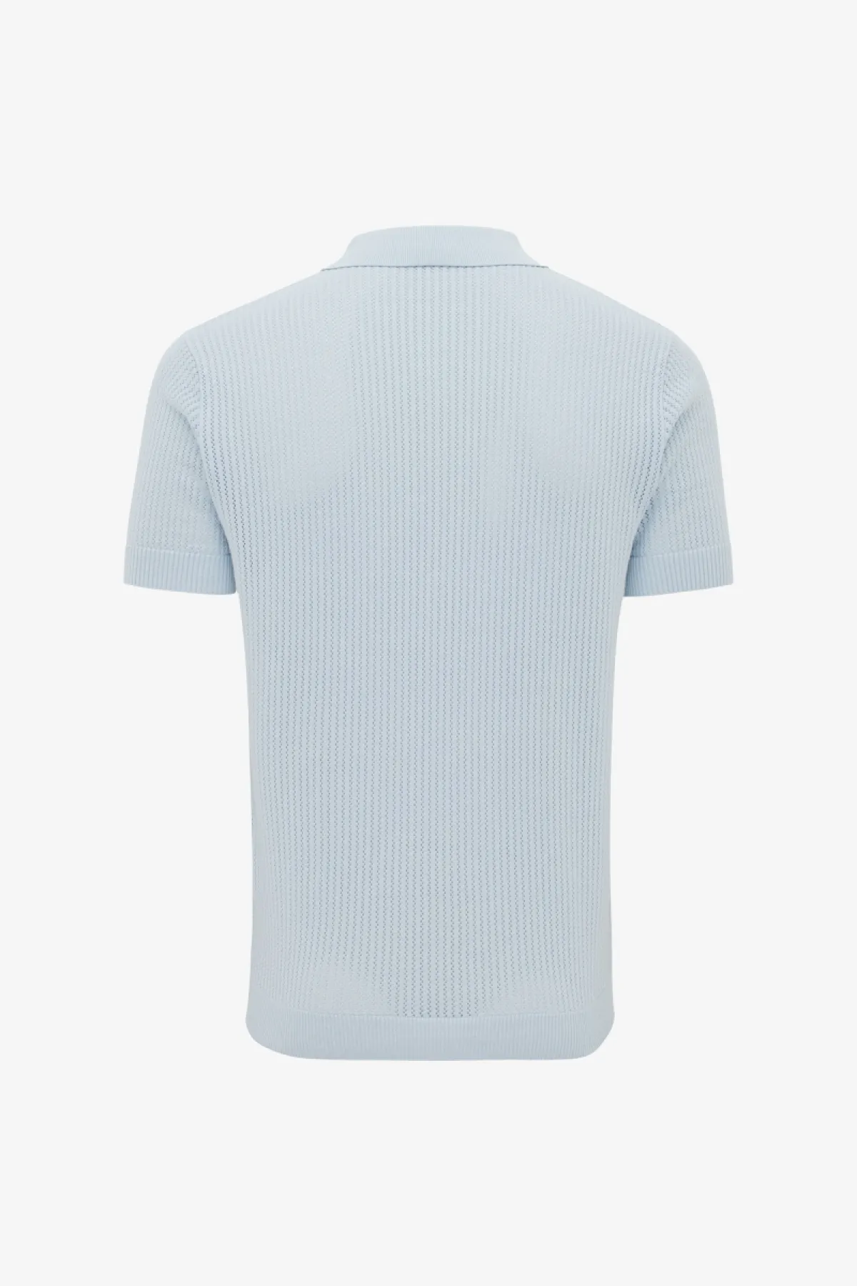 Structuur Polo | Lichtblauw