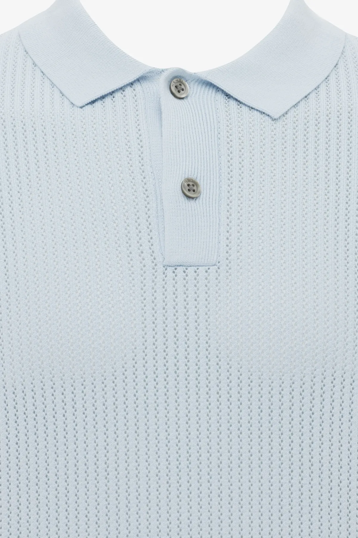 Structuur Polo | Lichtblauw