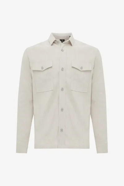 Linnen Overshirt | Beige