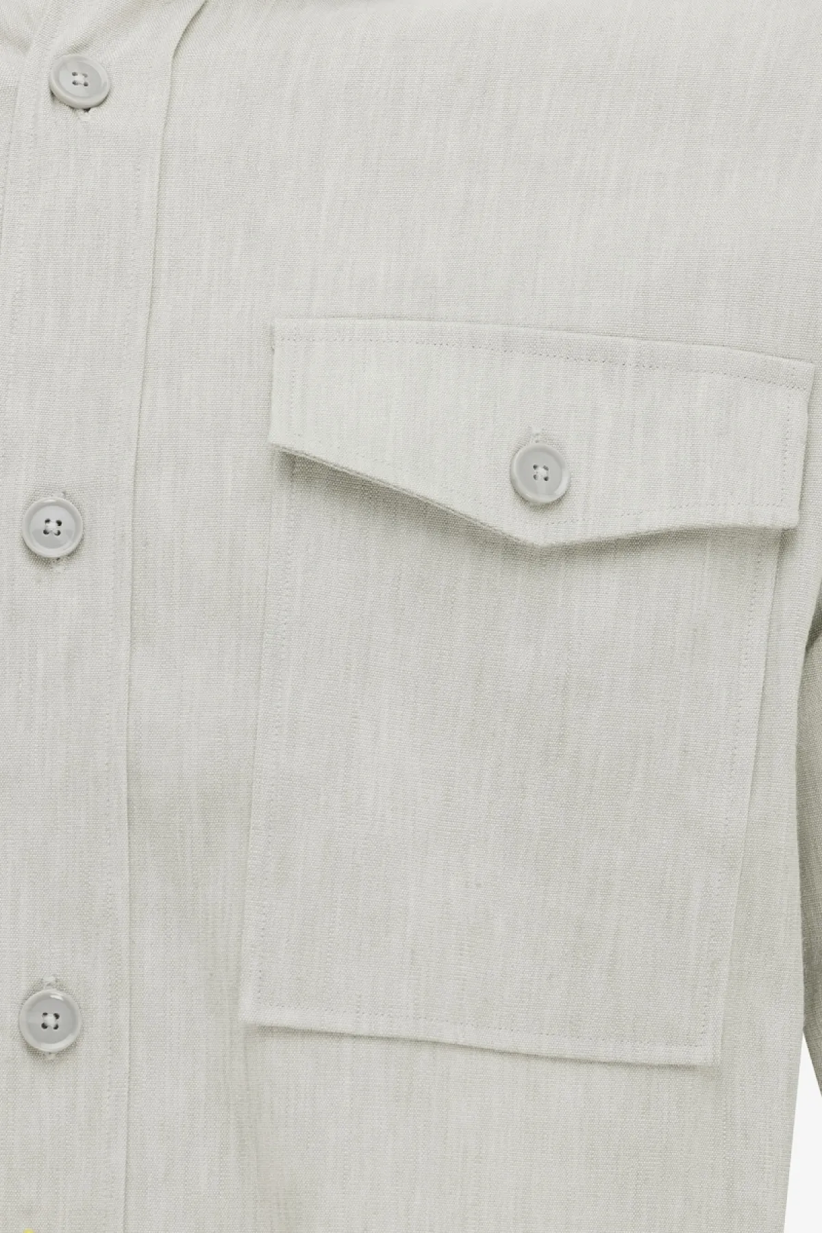 Linnen Overshirt | Lichtgroen