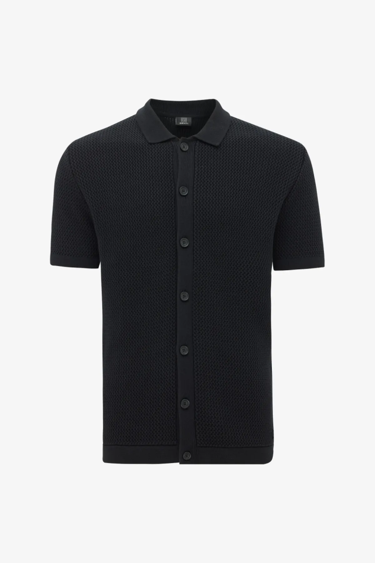 Button Polo | Zwart