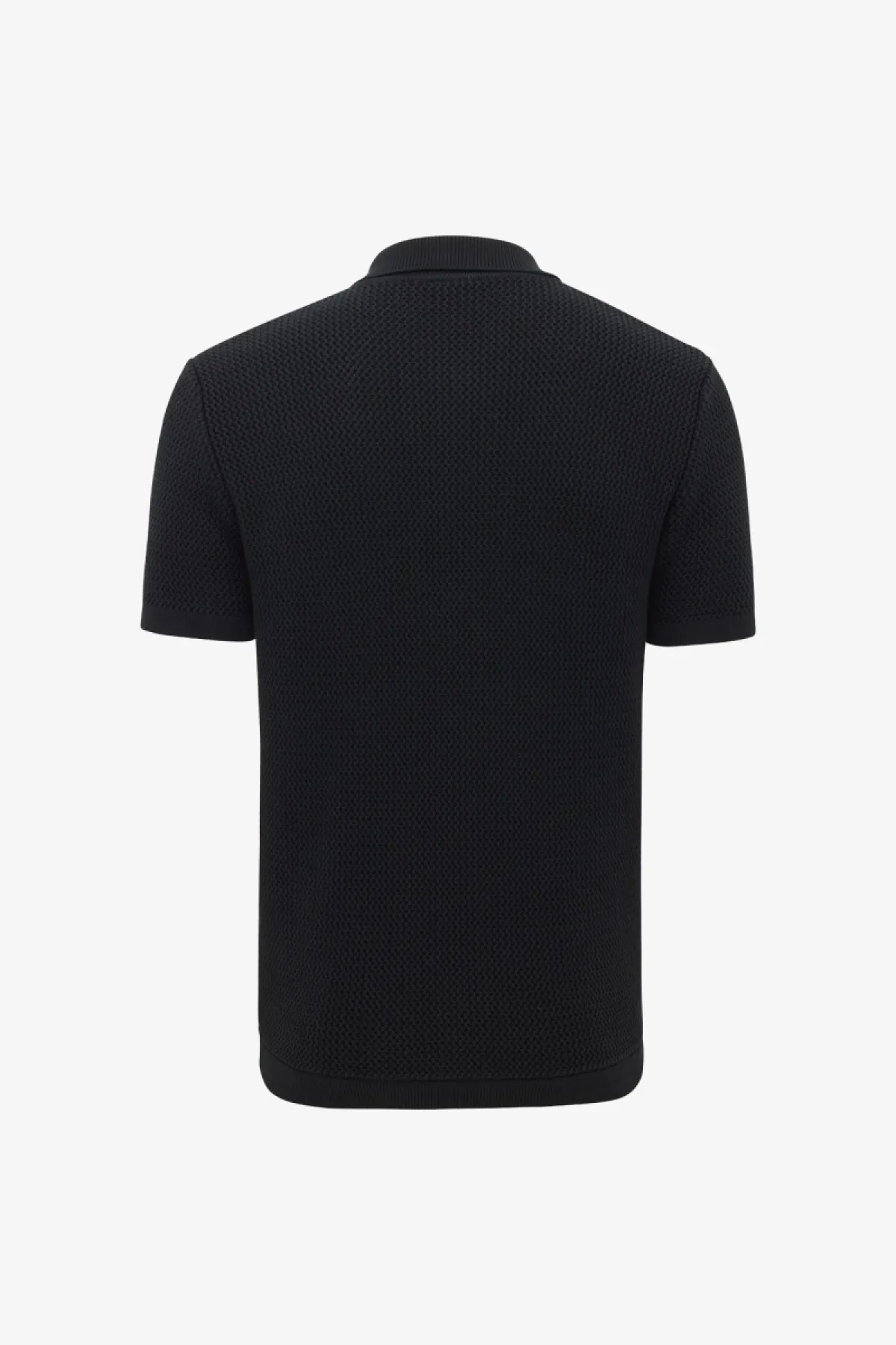 Button Polo | Zwart
