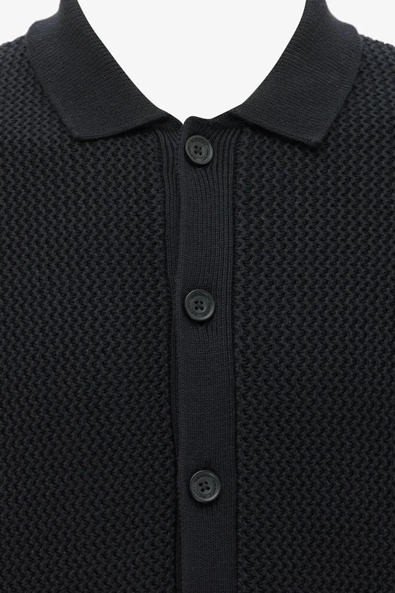 Button Polo | Zwart