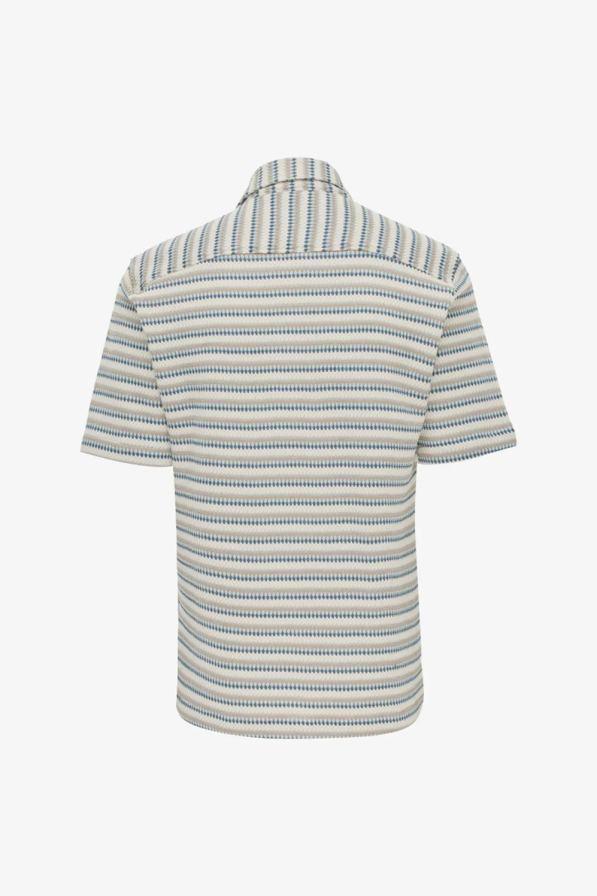 Gestreept Overshirt | Beige