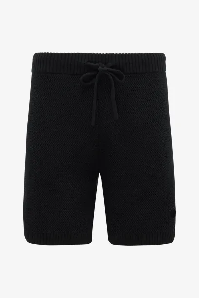 Knitted Shorts | Zwart
