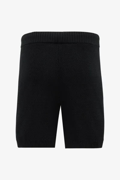 Knitted Shorts | Zwart