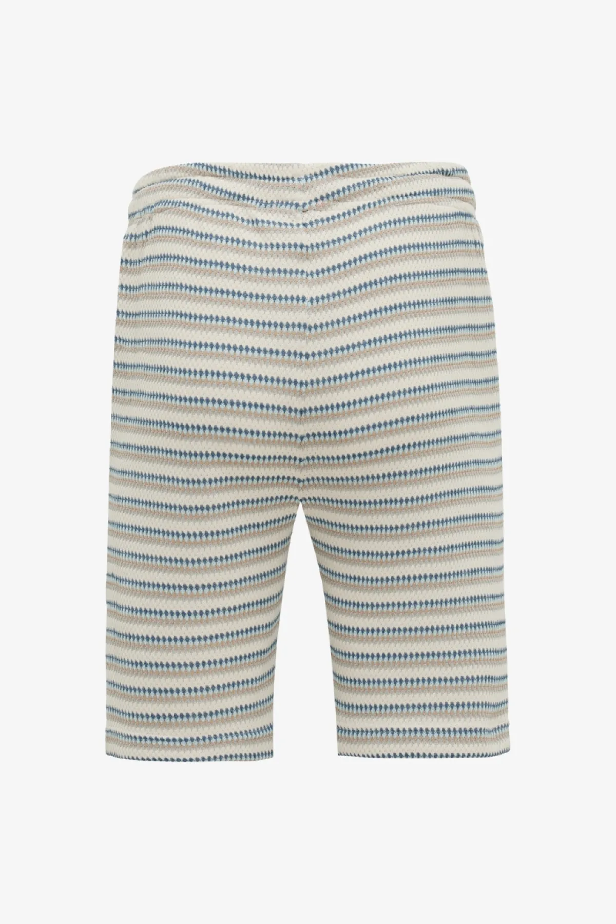 Gestreepte Korte Broek | Beige