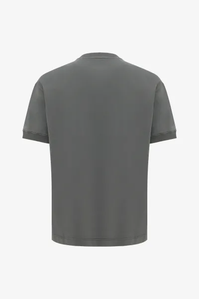 Stretch T-shirt | Donkergrijs