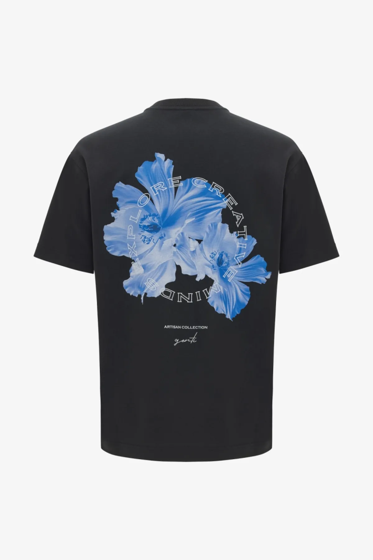 Relaxed fit T-shirt Backprint | Zwart