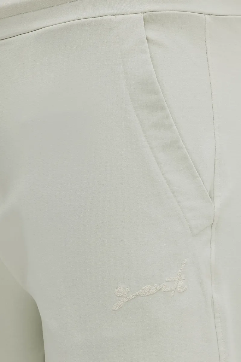 Stretch Korte Broek | Lichtgroen