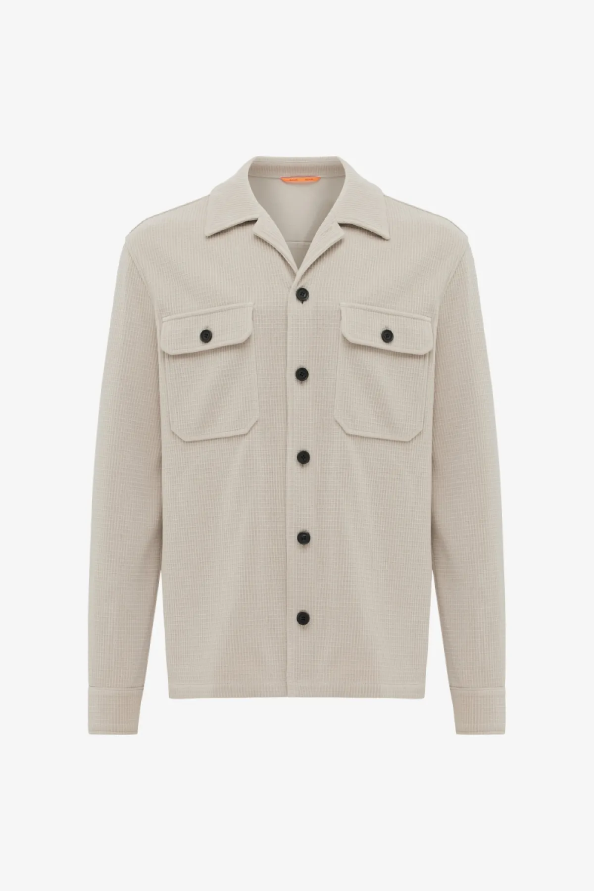 Structuur Overshirt | Beige
