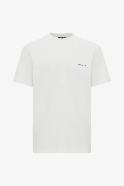 Print T-shirt | Wit