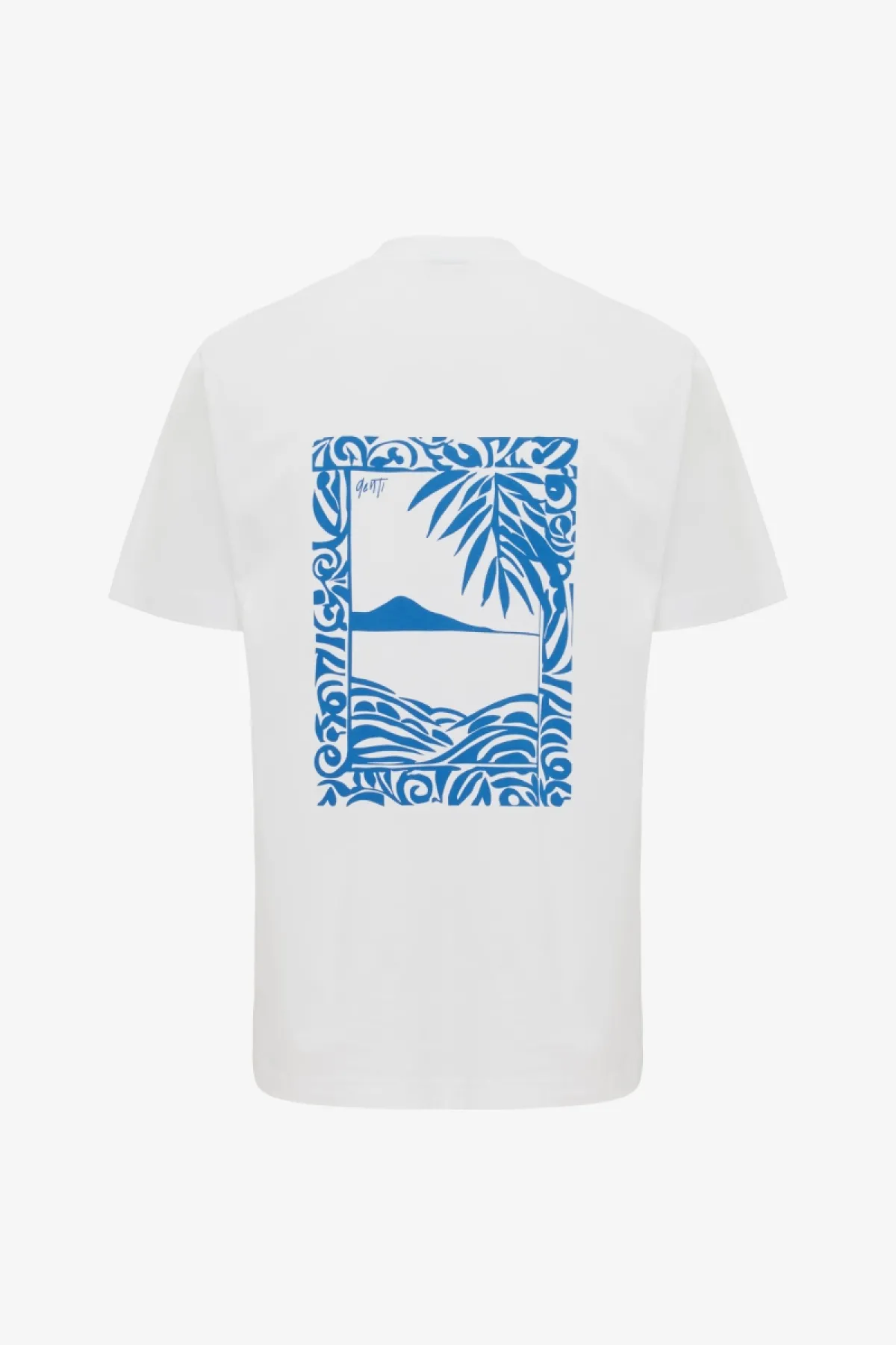 Print T-shirt | Wit