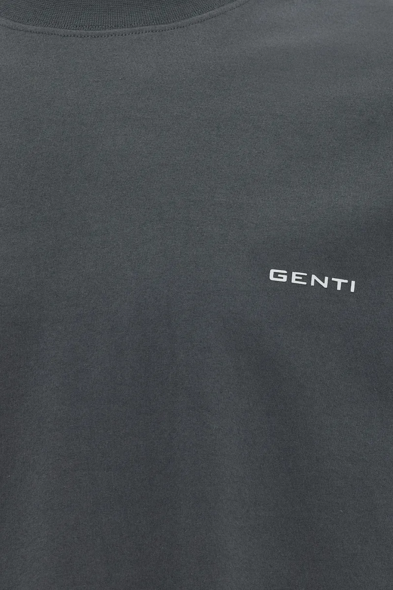 Print T-shirt | Blauw