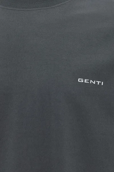 Print T-shirt | Blauw