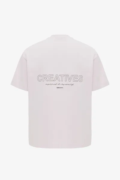 T-shirt Print | Roze