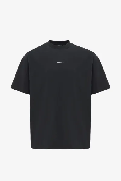 T-shirt Print | Zwart