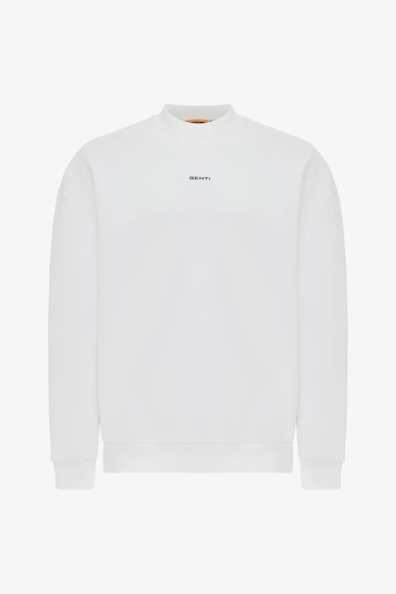 Backprint Sweater | Wit