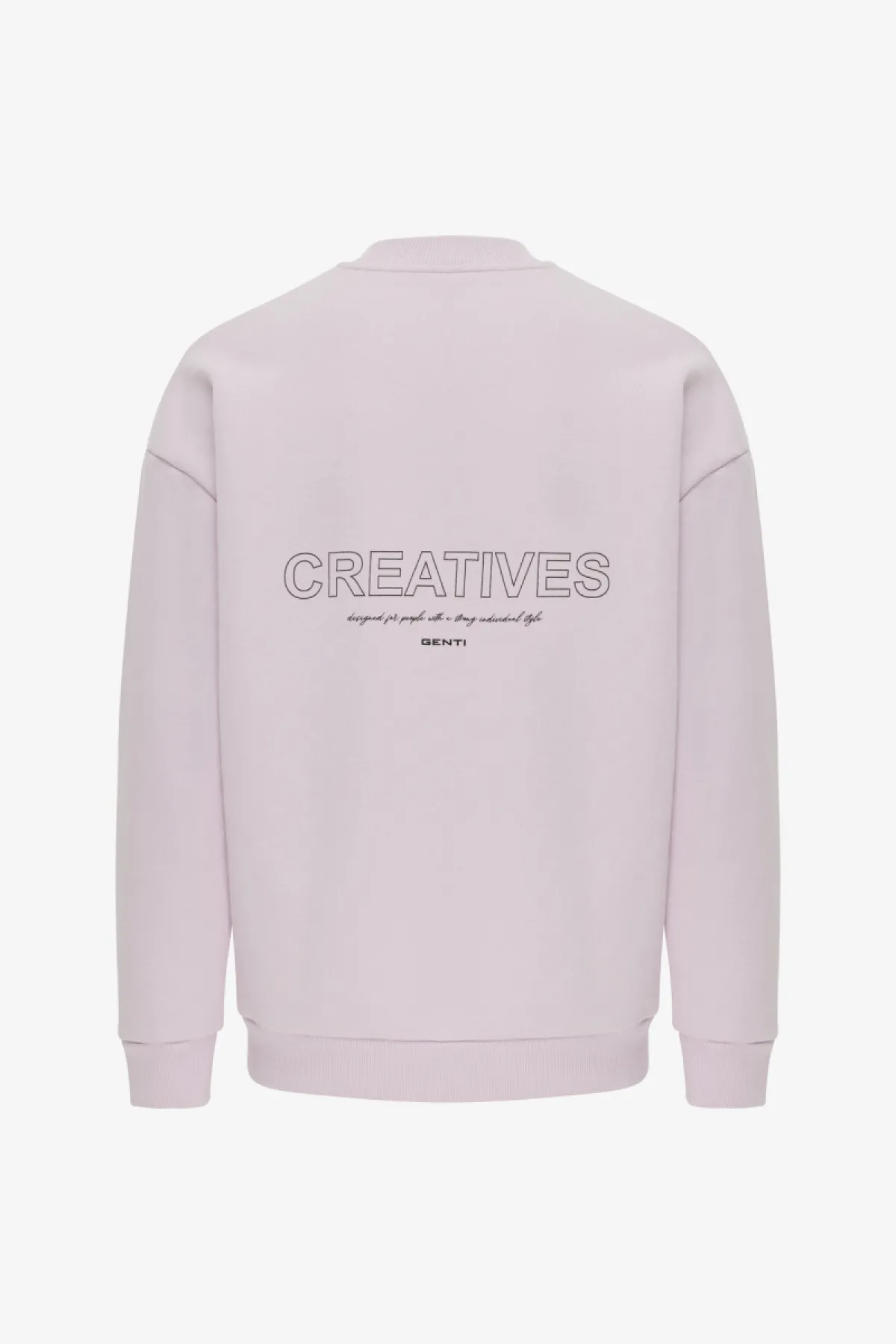 Backprint Sweater | Roze