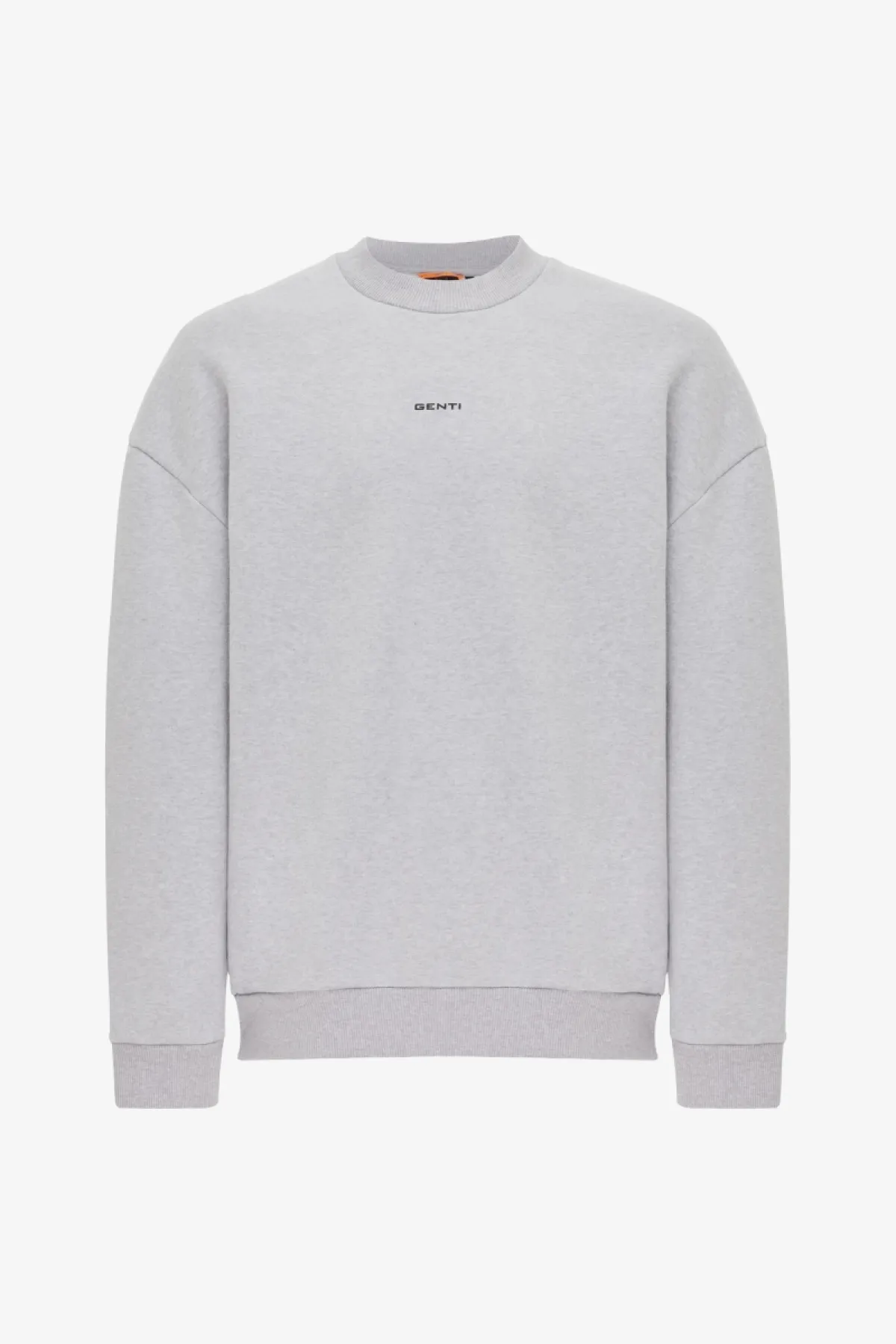 Backprint Sweater | Lichtgrijs