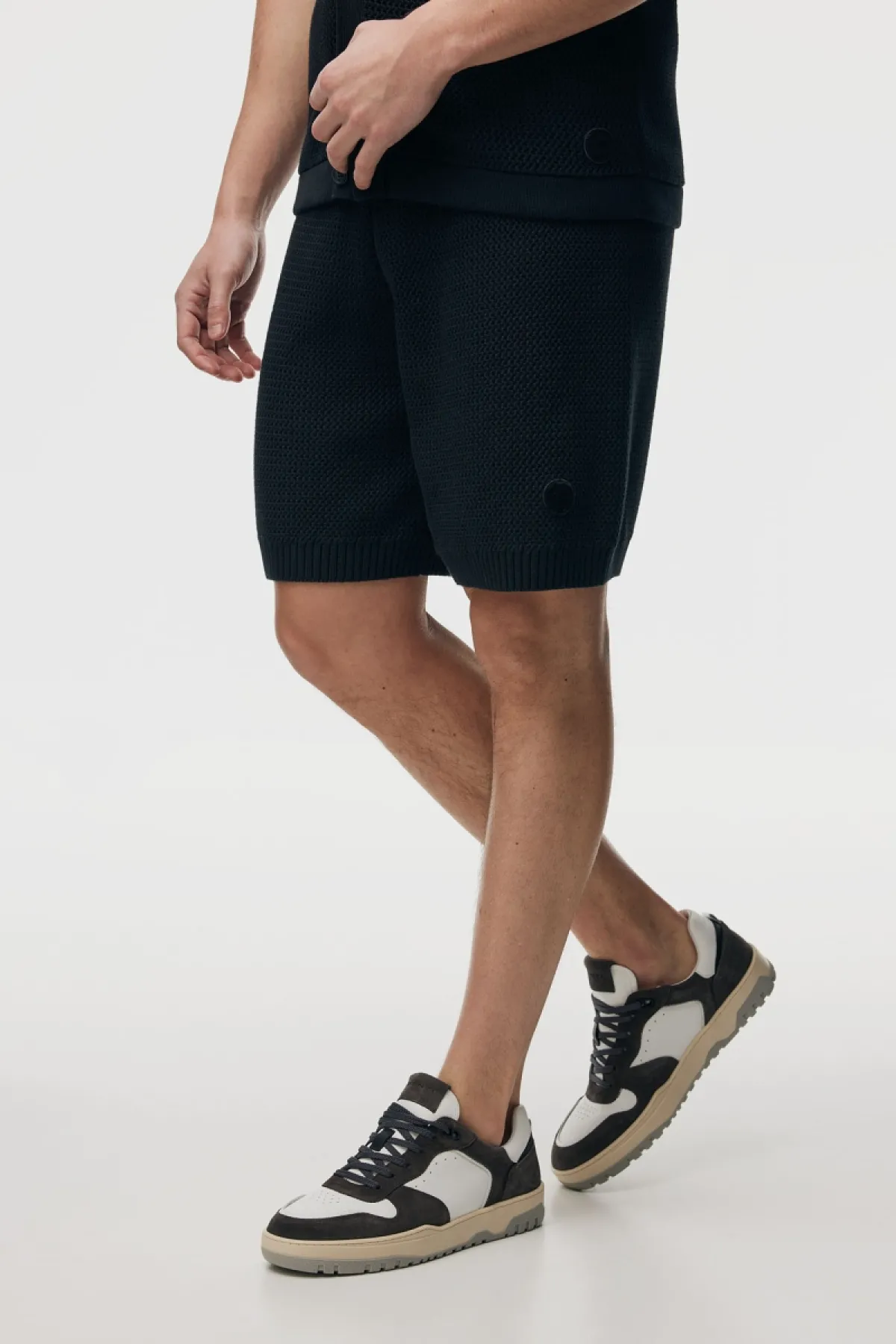 Knitted Shorts | Zwart