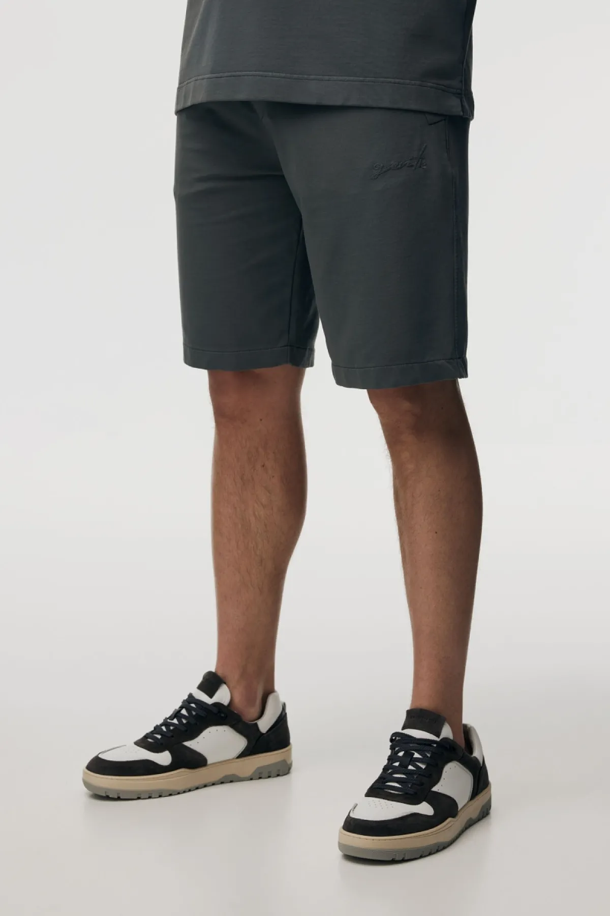 Stretch Korte Broek | Donkergrijs