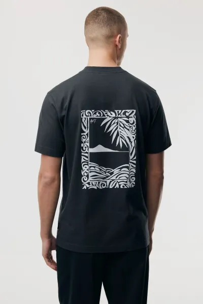 Print T-shirt | Blauw