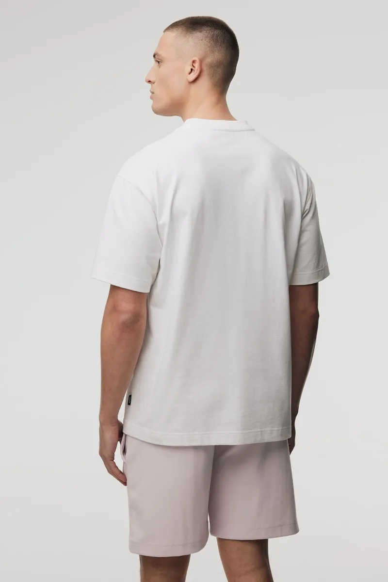 Relaxed fit print T-shirt  | Wit