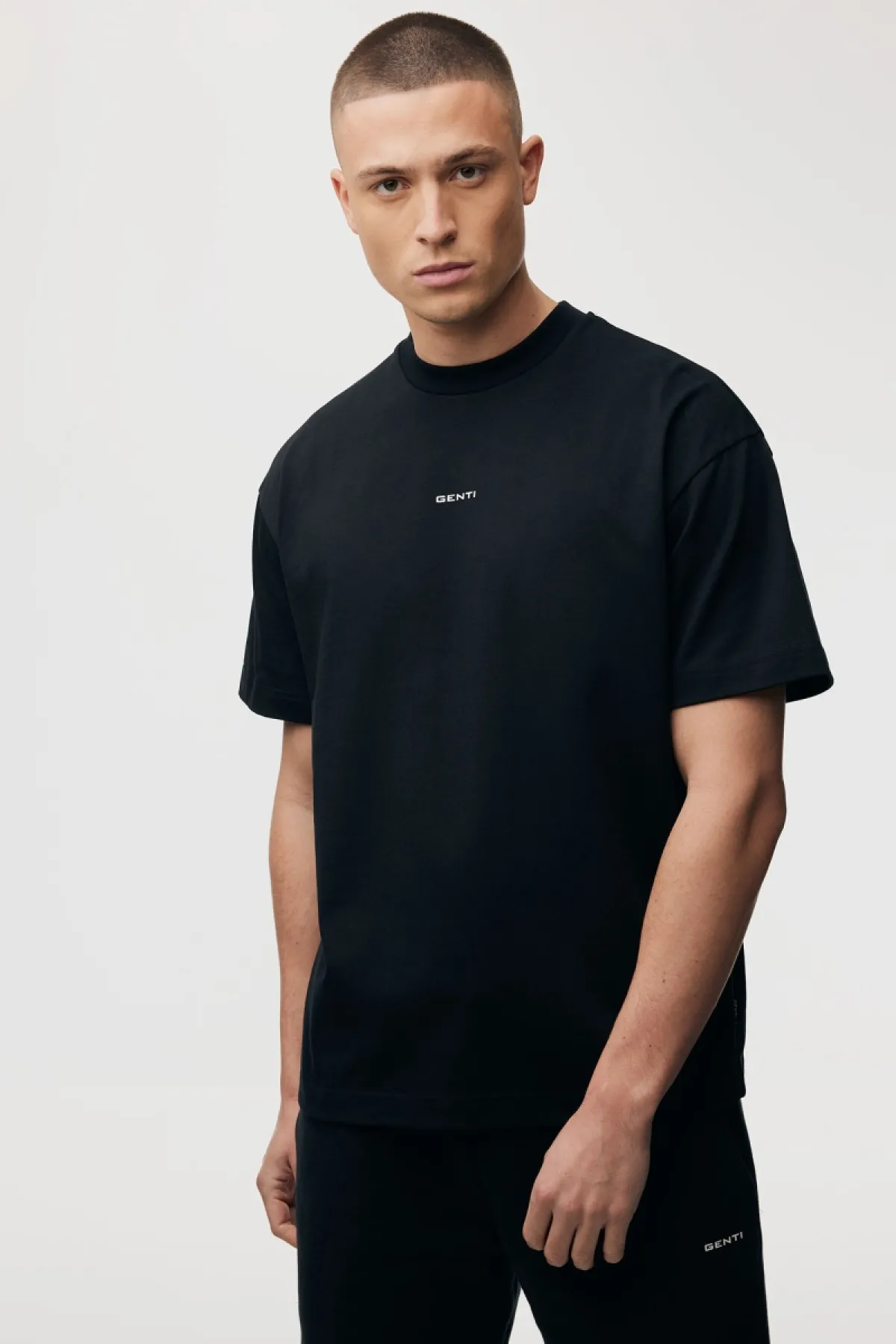 T-shirt Print | Zwart