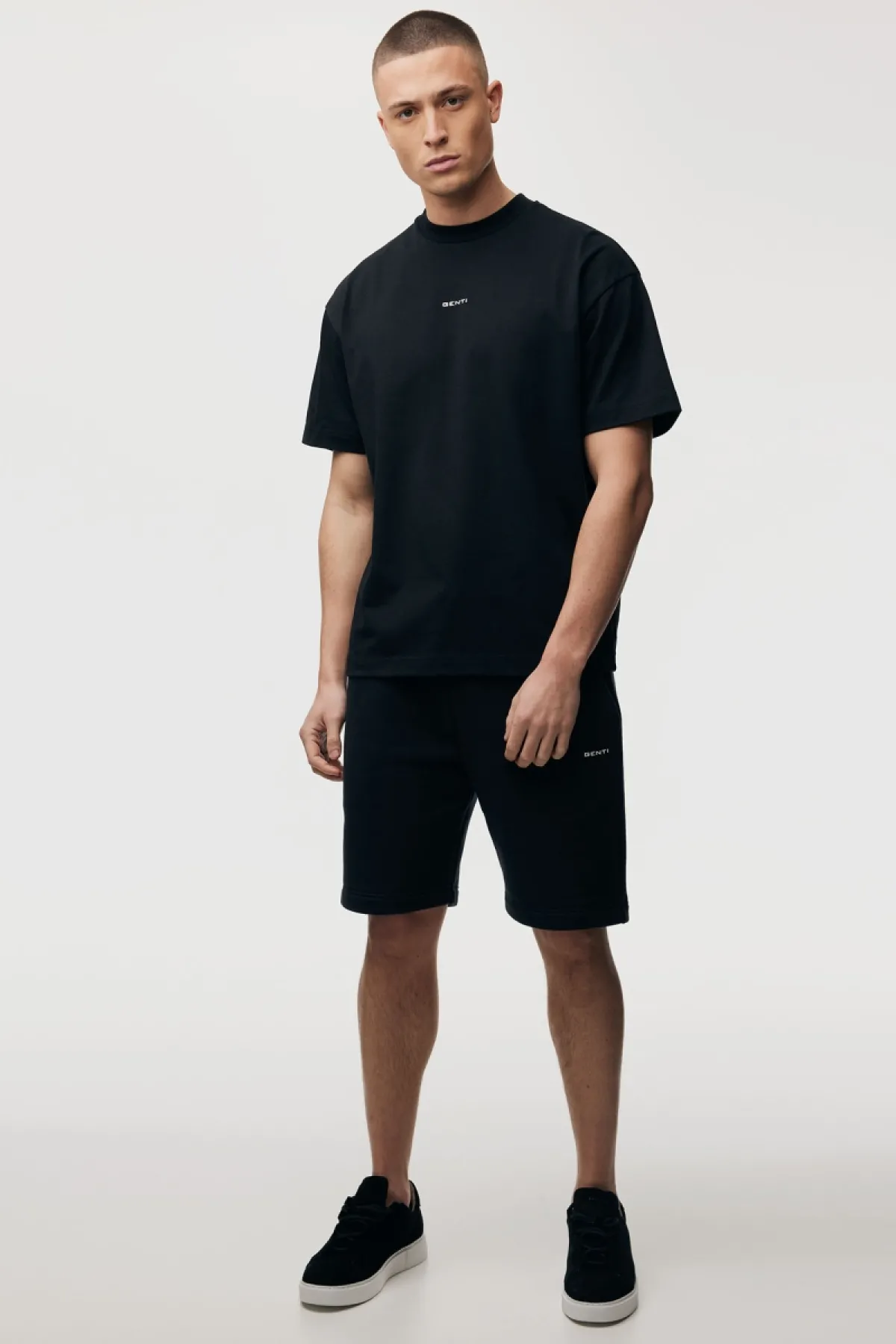 T-shirt Print | Zwart