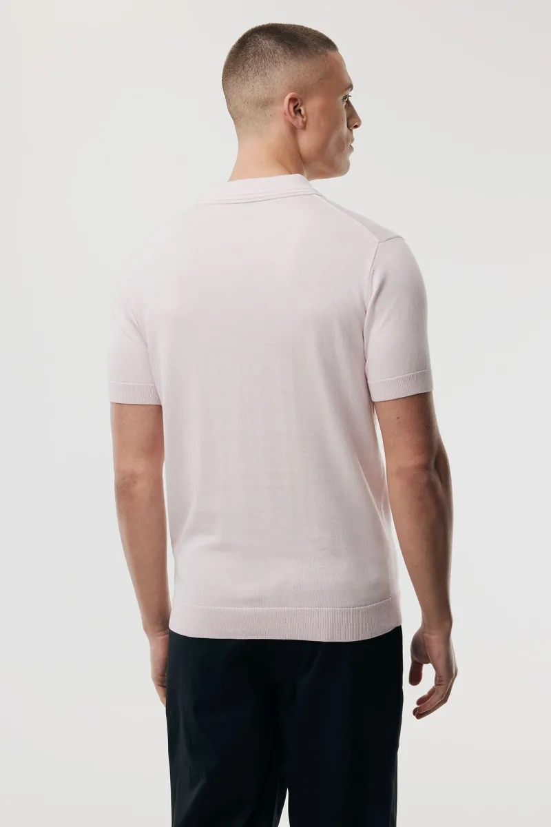 Polo met 2 knopen | Roze