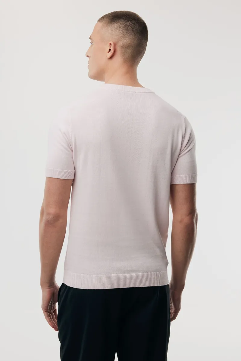 Structuur T-shirt | Roze
