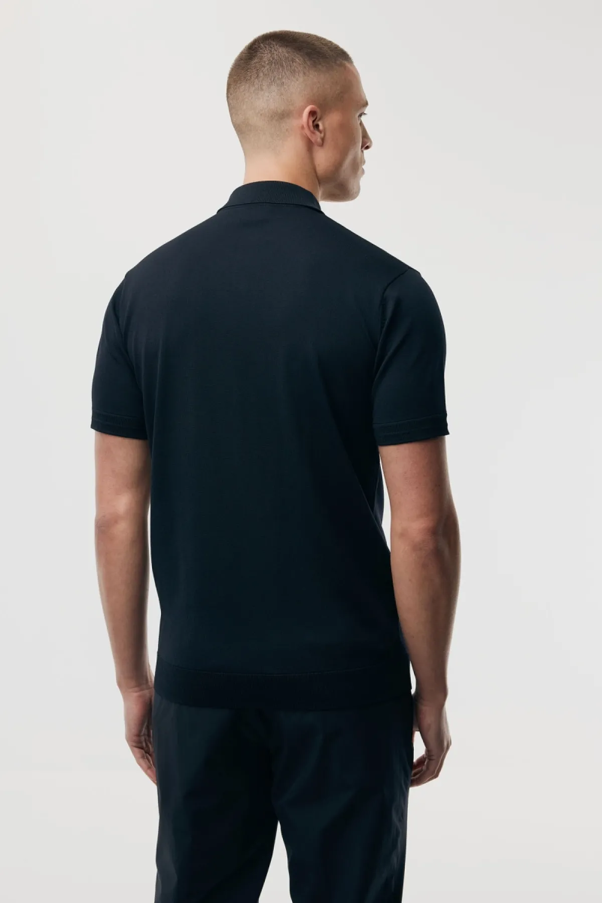 Gebreide Polo | Donkerblauw