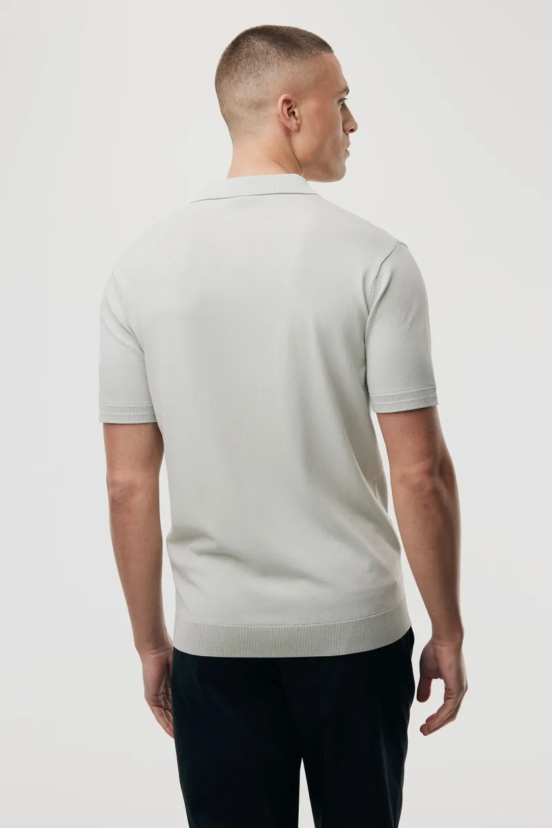 Gebreide Polo | Lichtgroen