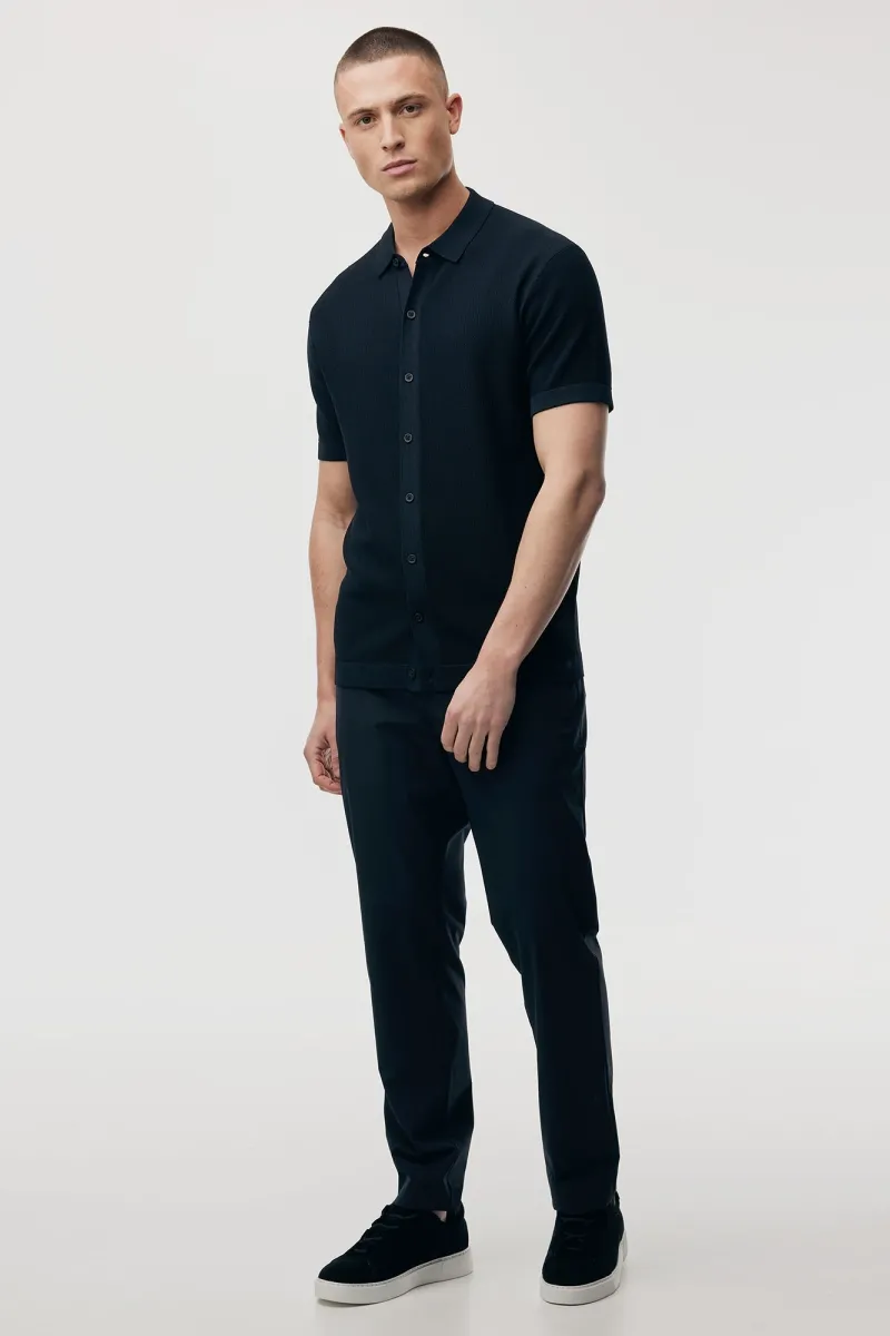 Polo 8-knoops | Donkerblauw