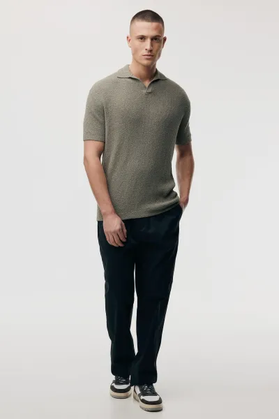 Stretch Polo | Grijs