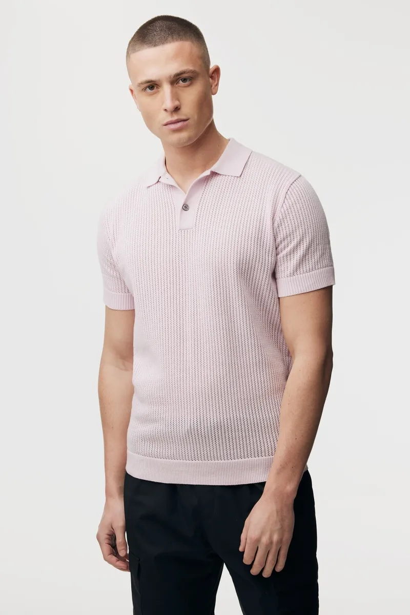 Structuur Polo | Roze