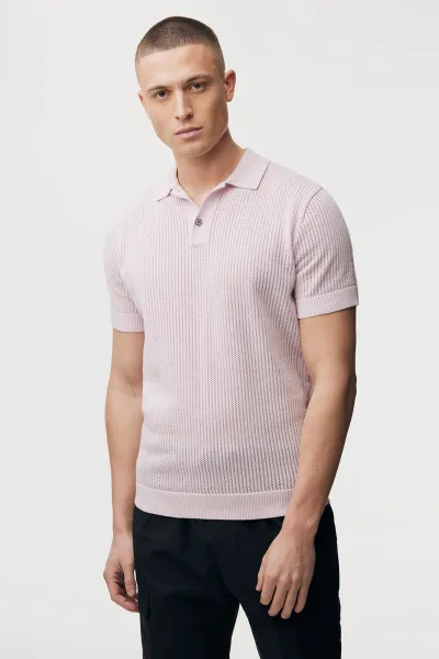 Structuur Polo | Roze